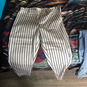 White stripped Dress Pants